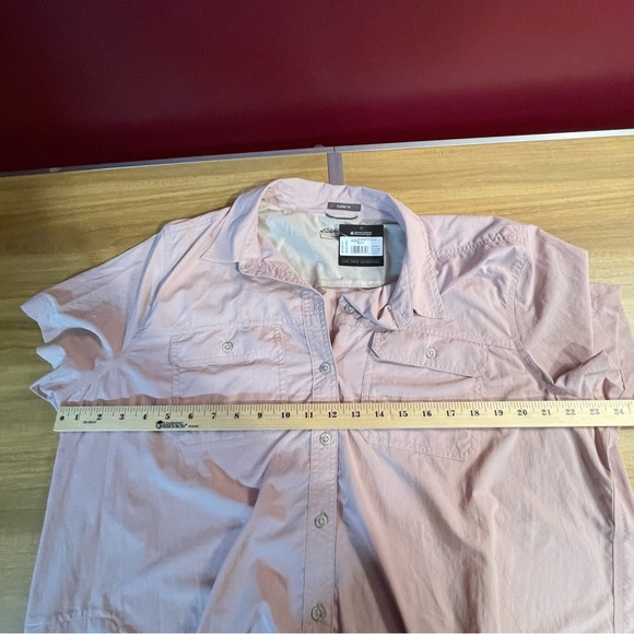 Eddie Bauer Pink Casual Button Down Shirt - Picture 7 of 8
